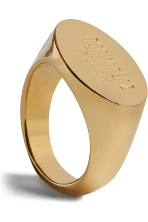 Dsquared2 Polierter Ring mit Logo-Gravur