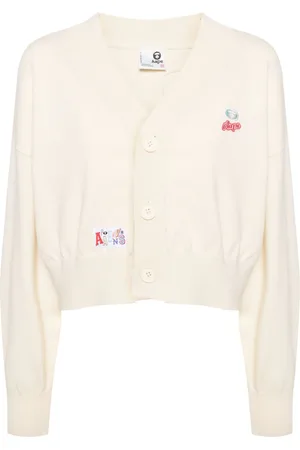 A Bathing Ape Cardigan mit V-Ausschnitt