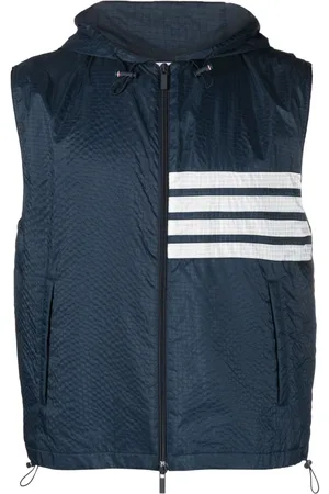 Thom Browne Ripstop-Weste mit Kapuze