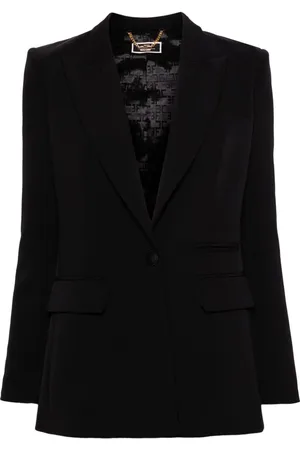 Elisabetta Franchi Einreihiger Blazer aus Krepp