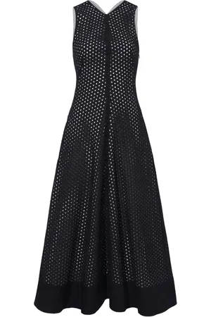 Proenza Schouler Juno Midikleid mit Lochstickerei