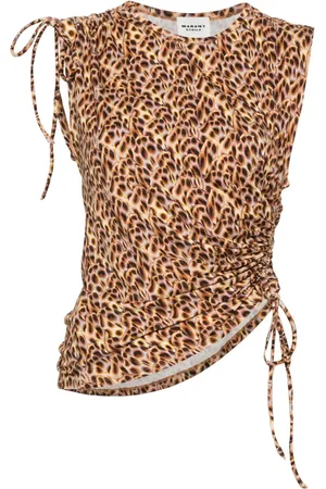 Marant Etoile Janis Bluse mit abstraktem Print