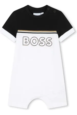 HUGO BOSS Kurzer Strampler mit Logo-Print