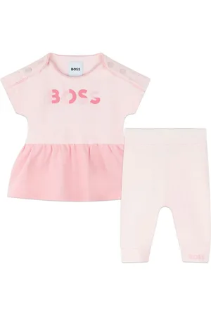 HUGO BOSS Kleid-Set mit Logo-Print