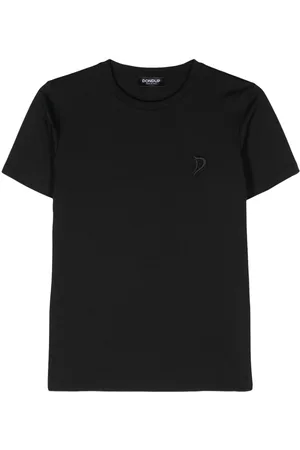 Dondup T-Shirt mit Logo-Stickerei