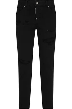 Dsquared2 Schmale Hoxton Distressed-Jeans
