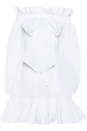 Patou Gerüschtes Volume Minikleid