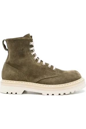 Premiata Wildlederstiefel im Military-Look