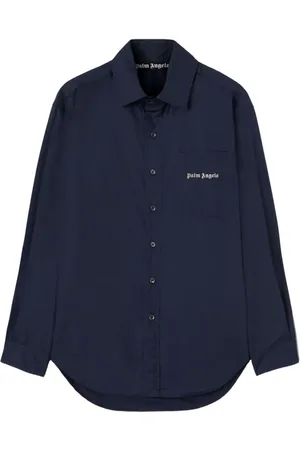 Palm Angels Hemd mit Logo-Stickerei