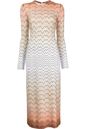 Missoni Midikleid mit Zickzackmuster