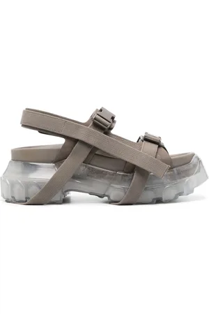 Rick Owens Plateau-Sandalen aus Wildleder 65mm