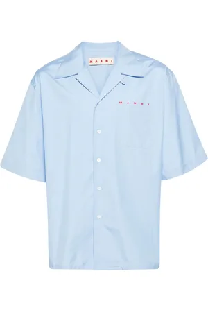 Marni Popeline-Hemd mit Logo-Print