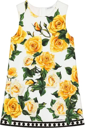 Dolce & Gabbana Kleid mit Rosen-Print
