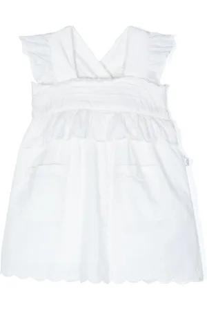 Stella McCartney Kleid mit Lochstickerei