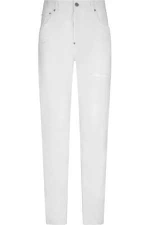 Dsquared2 White Bull Skinny-Jeans