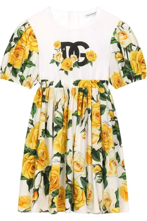 Dolce & Gabbana Kleid mit Rosen-Print