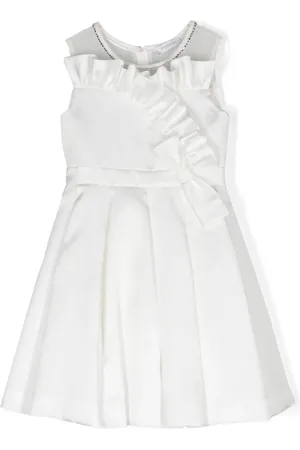 MONNALISA Kristallverziertes Kleid mit Rüschenbesatz