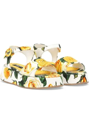 Dolce & Gabbana Sandalen mit Rosen-Print
