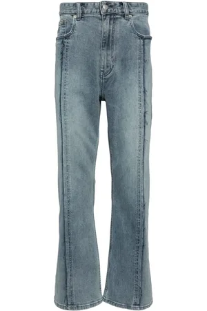 Izzue Straight-Leg-Jeans mit sichtbarer Naht