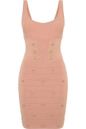 Pinko Minikleid aus geripptem Strick