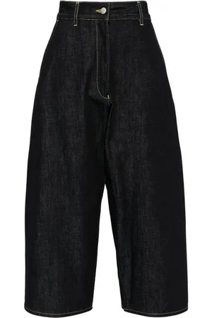 STUDIO NICHOLSON Weite Cropped-Jeans