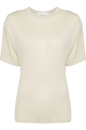 STUDIO NICHOLSON T-Shirt mit V-Ausschnitt