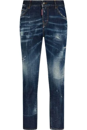 Dsquared2 Tapered-Jeans mit Logo-Patch