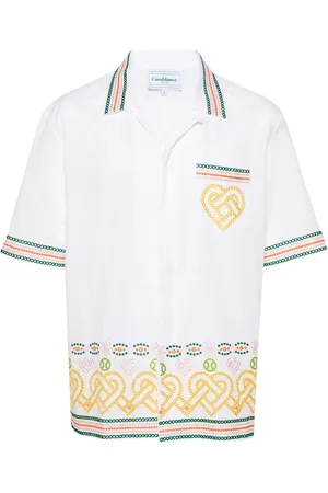 Casablanca Gradient Heat Hemd mit Lochstickerei