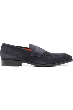 santoni Penny-Loafer aus Wildleder