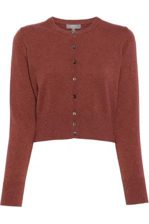 N.PEAL Ivy Cropped-Cardigan aus Kaschmir