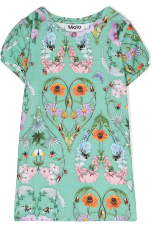 Molo Bio-Baumwoll-T-Shirt mit botanischem Print