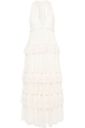Serafini Midikleid mit Spitze