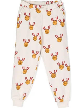 Mini Rodini Jogginghose mit Logo-Print