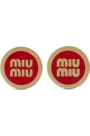 Miu Miu Ohrstecker mit Logo