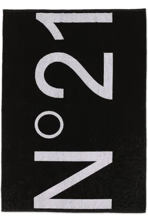 Nº21 Badetuch mit Logo-Print