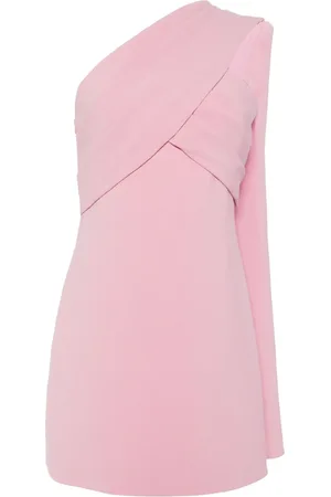 Elie saab One-Shoulder-Minikleid aus Krepp
