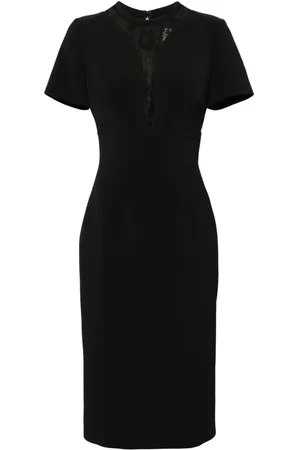 Elie saab Midikleid mit Spitzeneinsatz