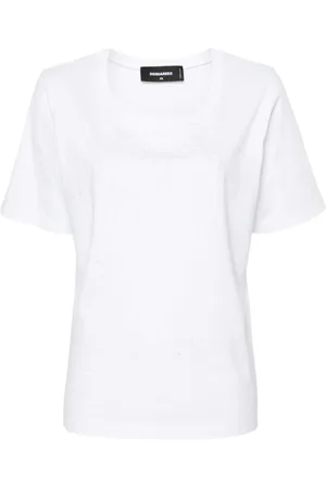 Dsquared2 Easy Fit T-Shirt mit Kristallverzierung