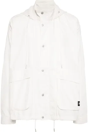 FIVE CM Beschichtete Jacke mit Kordelzug-Kapuze