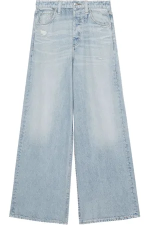 RAG&BONE Halbhohe Wide-Leg-Jeans