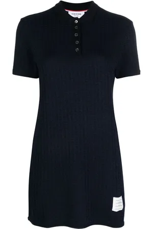 Thom Browne Kariertes Jacquard-Minikleid