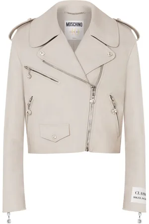 Moschino Bikerjacke aus Leder