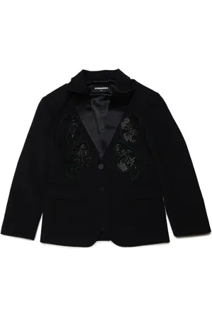 Dsquared2 Sakko mit Blumenstickerei