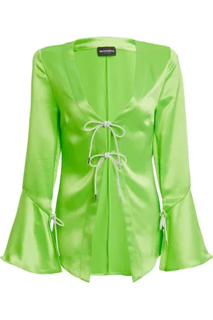Retrofete Svea Satinbluse
