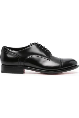santoni Oxford-Schuhe aus Lackleder