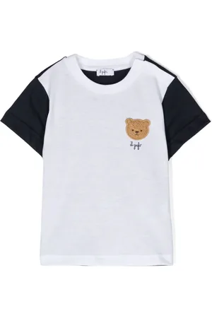 Il gufo T-Shirt mit Logo-Applikation