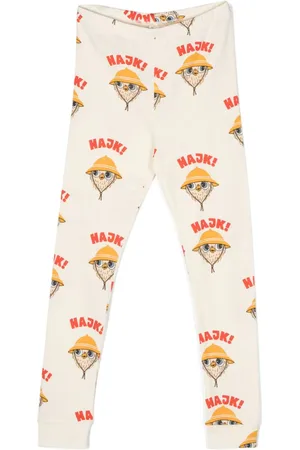 Mini Rodini Leggings mit Hajk!-Print