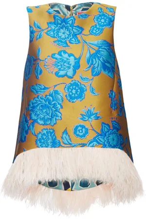 La DoubleJ La Scala Bluse aus Blumen-Jacquard