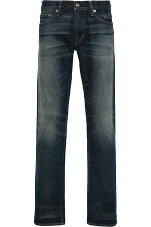 Tom Ford Halbhohe Slim-Fit-Jeans