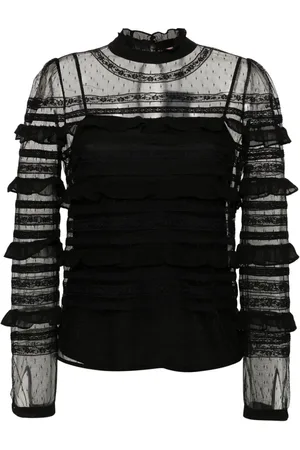 Twin-Set Bluse mit Rüschendetail